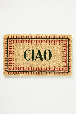 Anthropologie Ciao Doormat In Neutral
