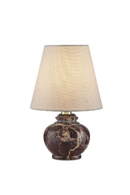 Currey & Company Piccolo Mini Table Lamp In Brown
