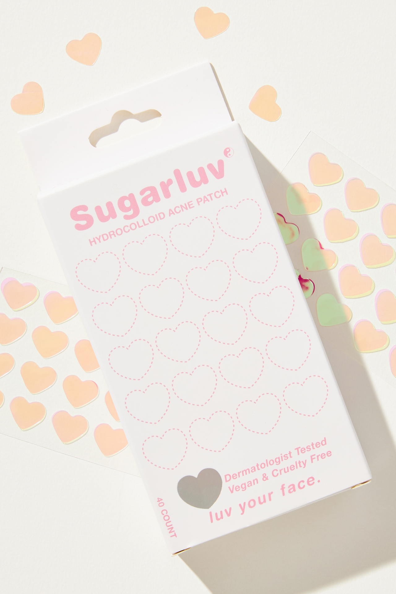 Sugarluv Hydrocolloid Acne Patch Holographic Hearts