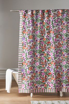 Maeve Amelie Organic Cotton Shower Curtain