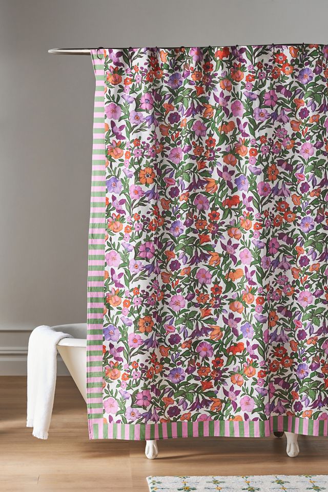 Maeve By Anthropologie Amelie Organic Cotton Shower Curtain 