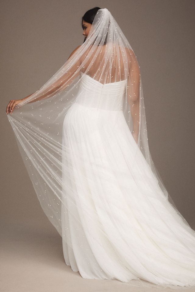 Hutton Pearl Veil by A.B. Ellie Bridal Accessories — A.B. Ellie