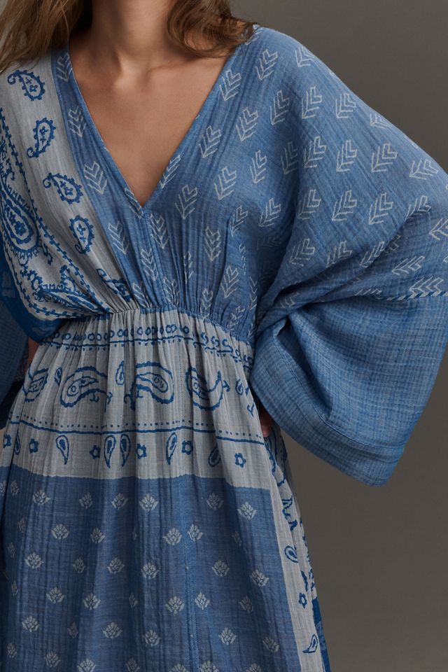 Anna Blue Gauze Dress main image 1