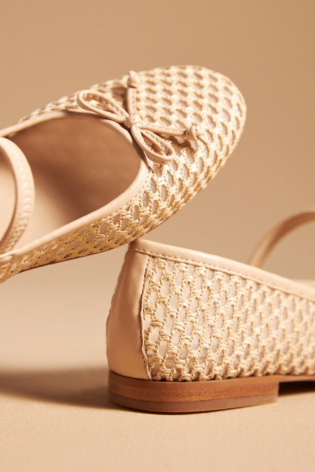 Dolce Vita Carin Raffia Ballet Flats | Anthropologie