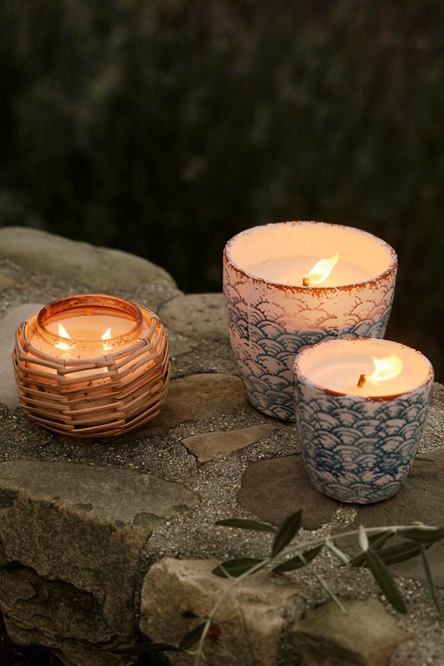 Woven Rattan Citronella Candle #3