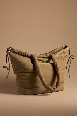 Shop By Anthropologie Nylon On The Go Tote In Green