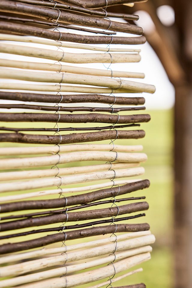 Mixed Willow Privacy Fencing #4