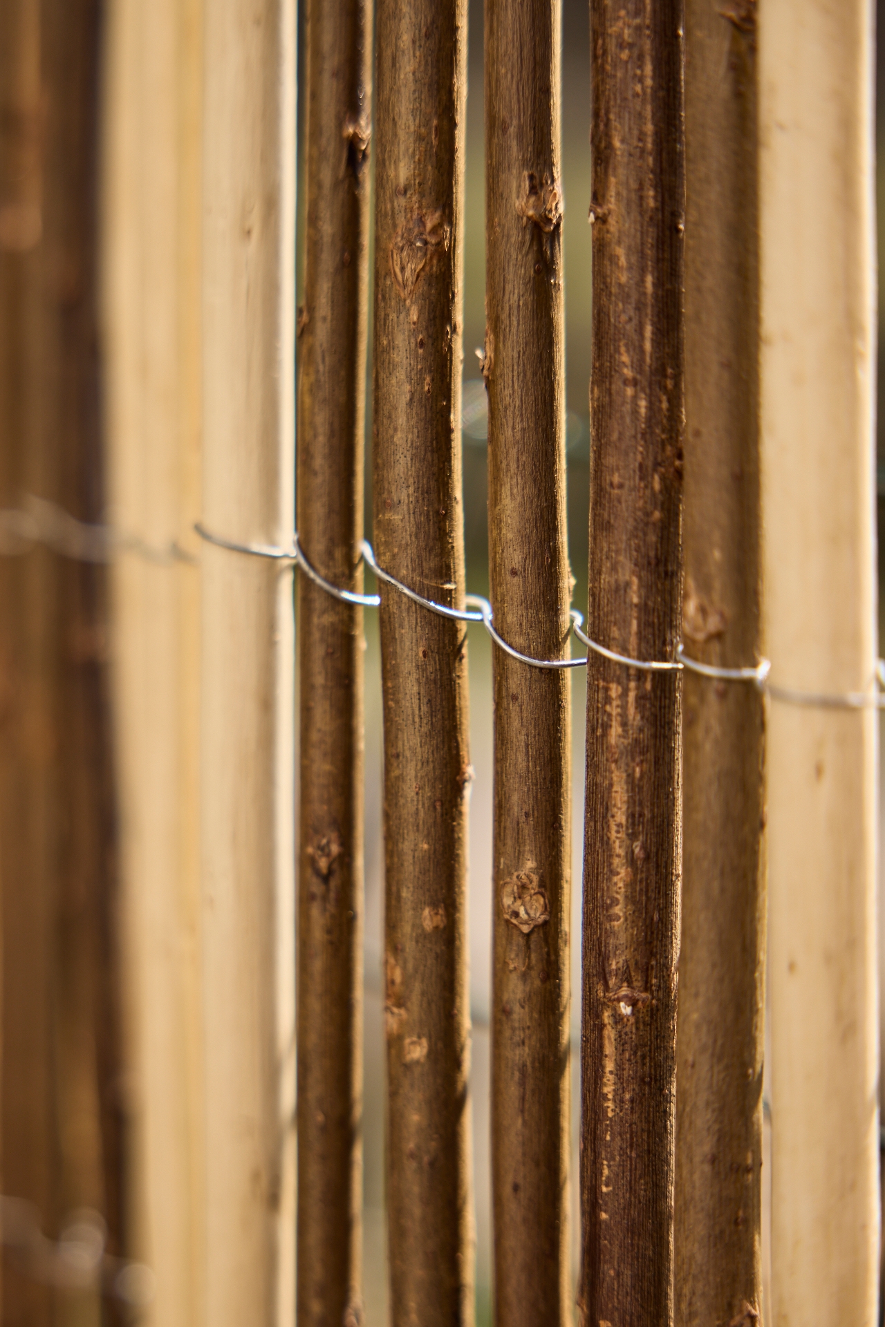 Mixed Willow Privacy Fencing