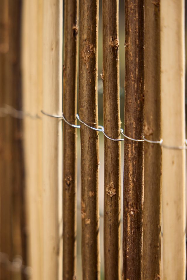 Mixed Willow Privacy Fencing #3