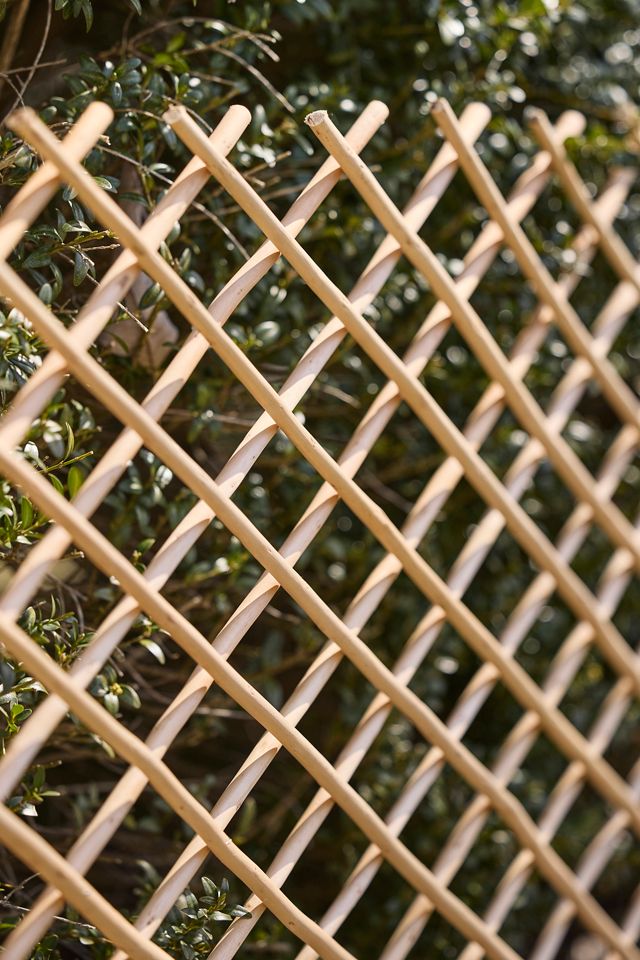 Expandable Woven Willow Lattice Fencing #1