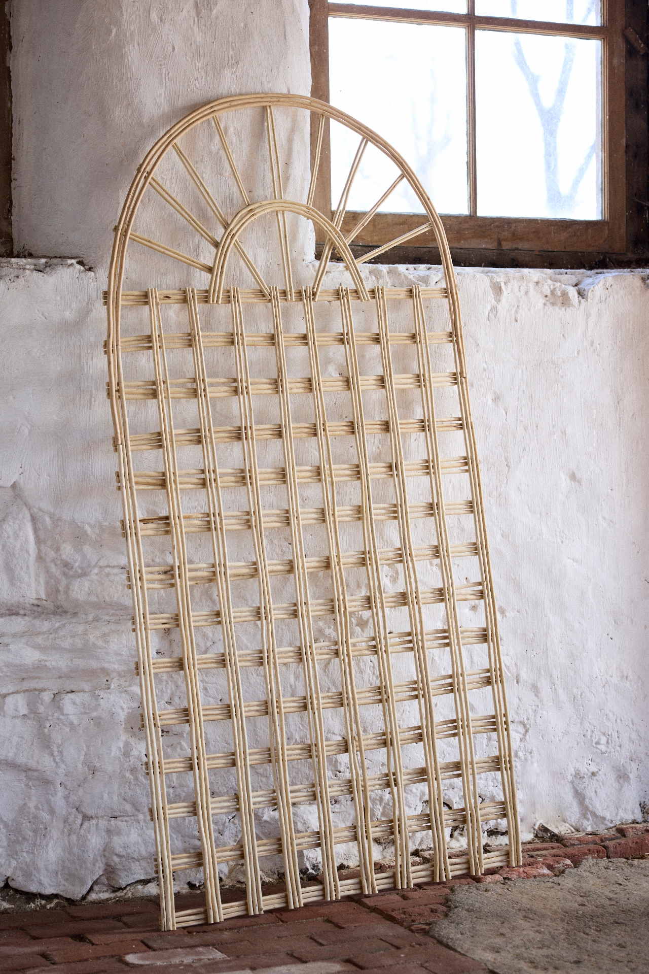 Woven Willow Arch Fencing Panel