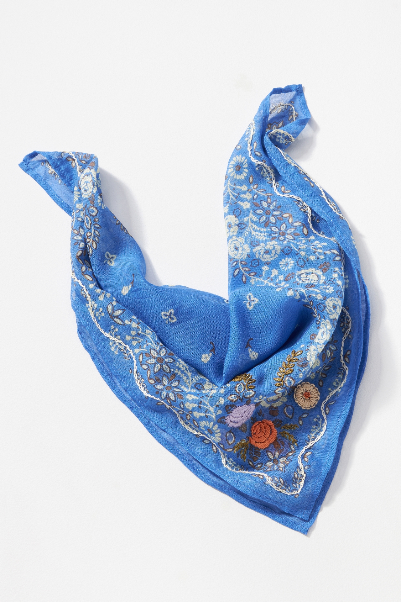 Chan Luu Embroidered Scarf