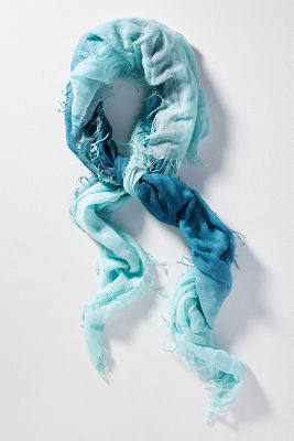 Shop Chan Luu Cashmere Ombre Scarf In Blue