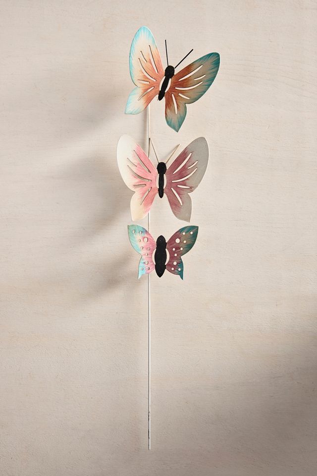 Butterfly Trio Iron Stake #1