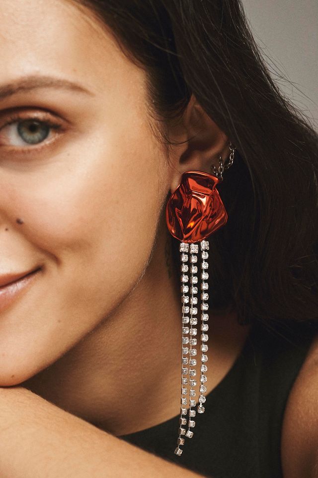 Sterling King Georgia Crystal Drop Earrings #2