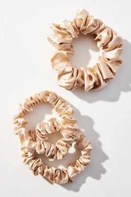 Slip Back to Basics Assorted Scrunchie Set