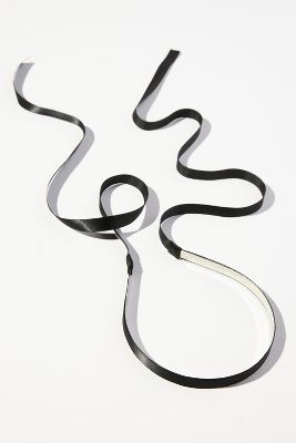 By Anthropologie Ballet Ribbon Headband In Black