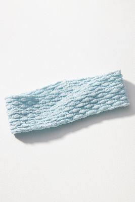 Shop By Anthropologie Bubble Stretch Headband In Blue