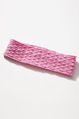 Shop By Anthropologie Bubble Stretch Headband In Pink