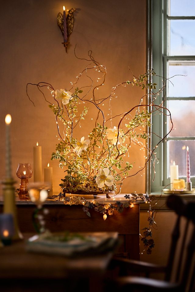Pastel Floral Iron Centerpiece #2