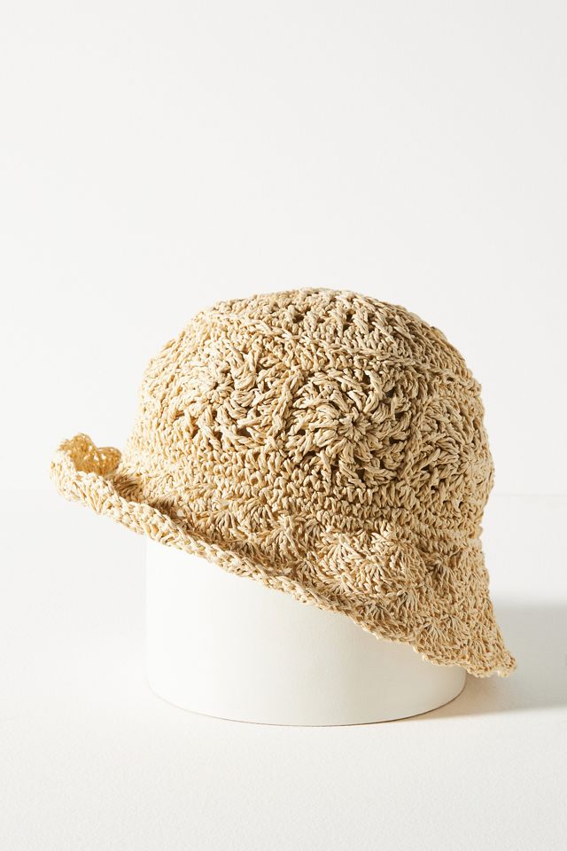San Diego Hat Co. Crochet Bucket Hat | Anthropologie display picture 1