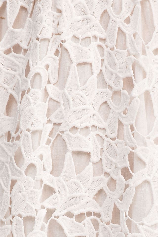 Endless Rose V-Neck Puff-Sleeve Lace Tiered Maxi Dress #4