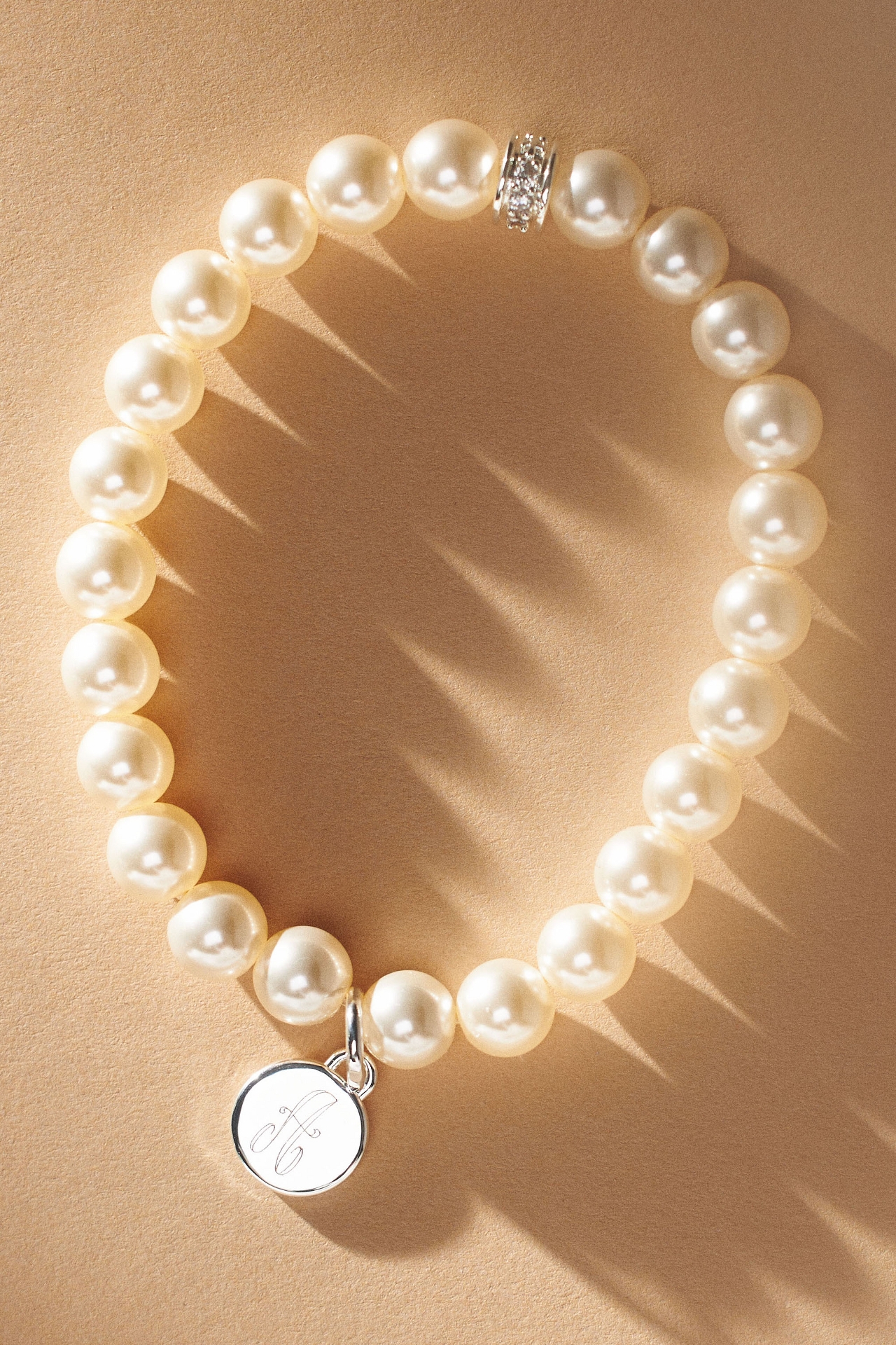 Pearl Monogram Bracelet