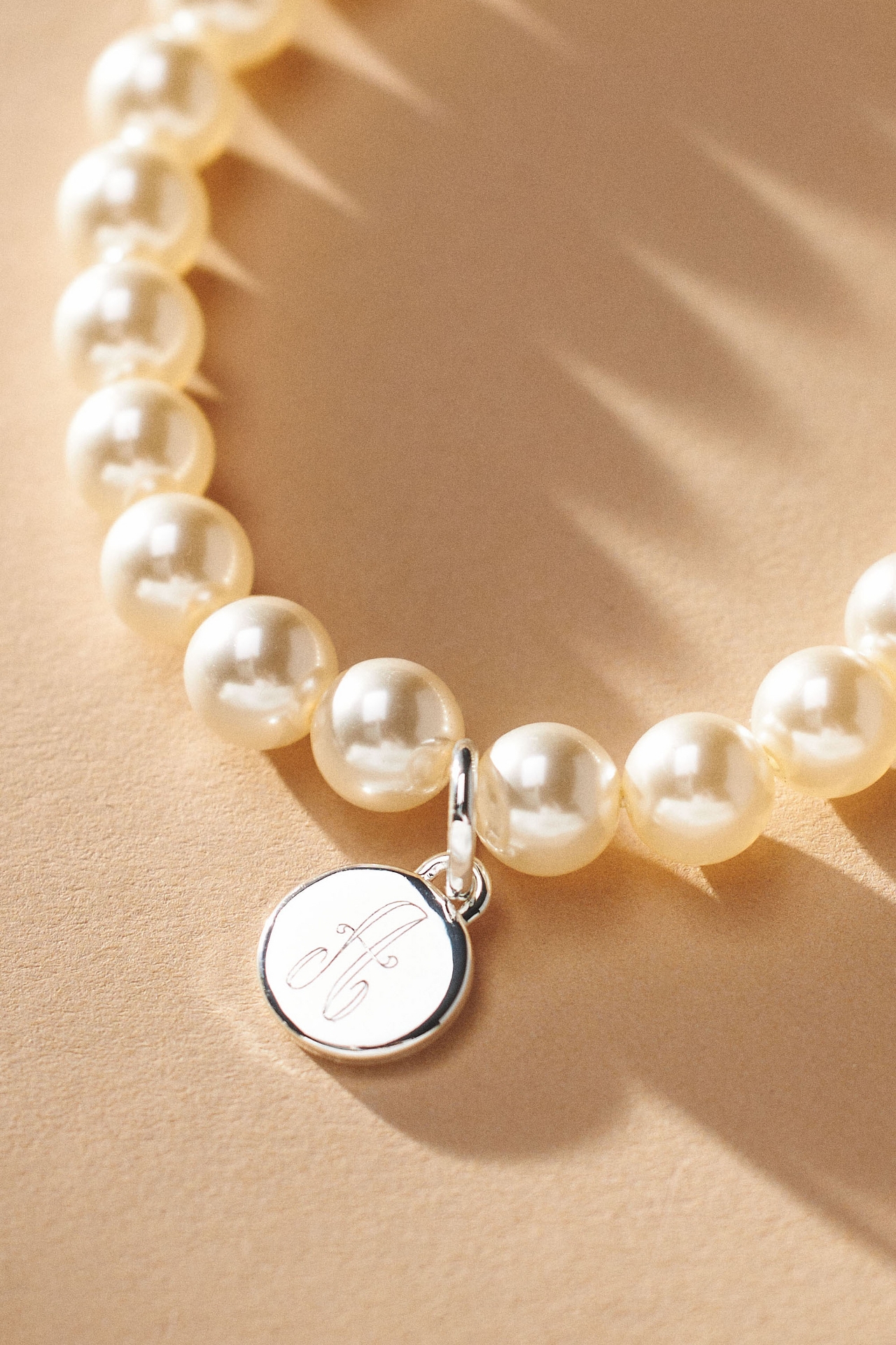 Pearl Monogram Bracelet