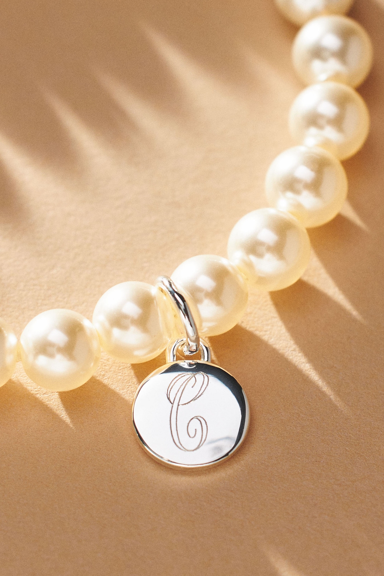 Pearl Monogram Bracelet