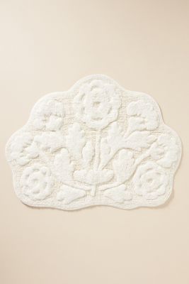 Eudora Floral Cotton Bath Mat
