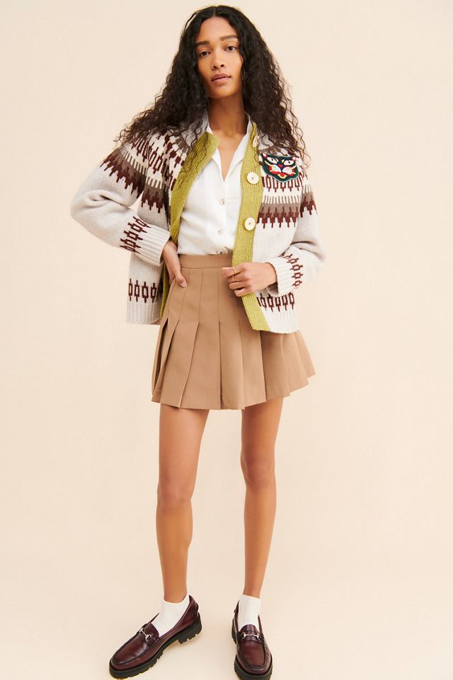The Reeds Colorblocked Fair Isle Wool Cardigan #3
