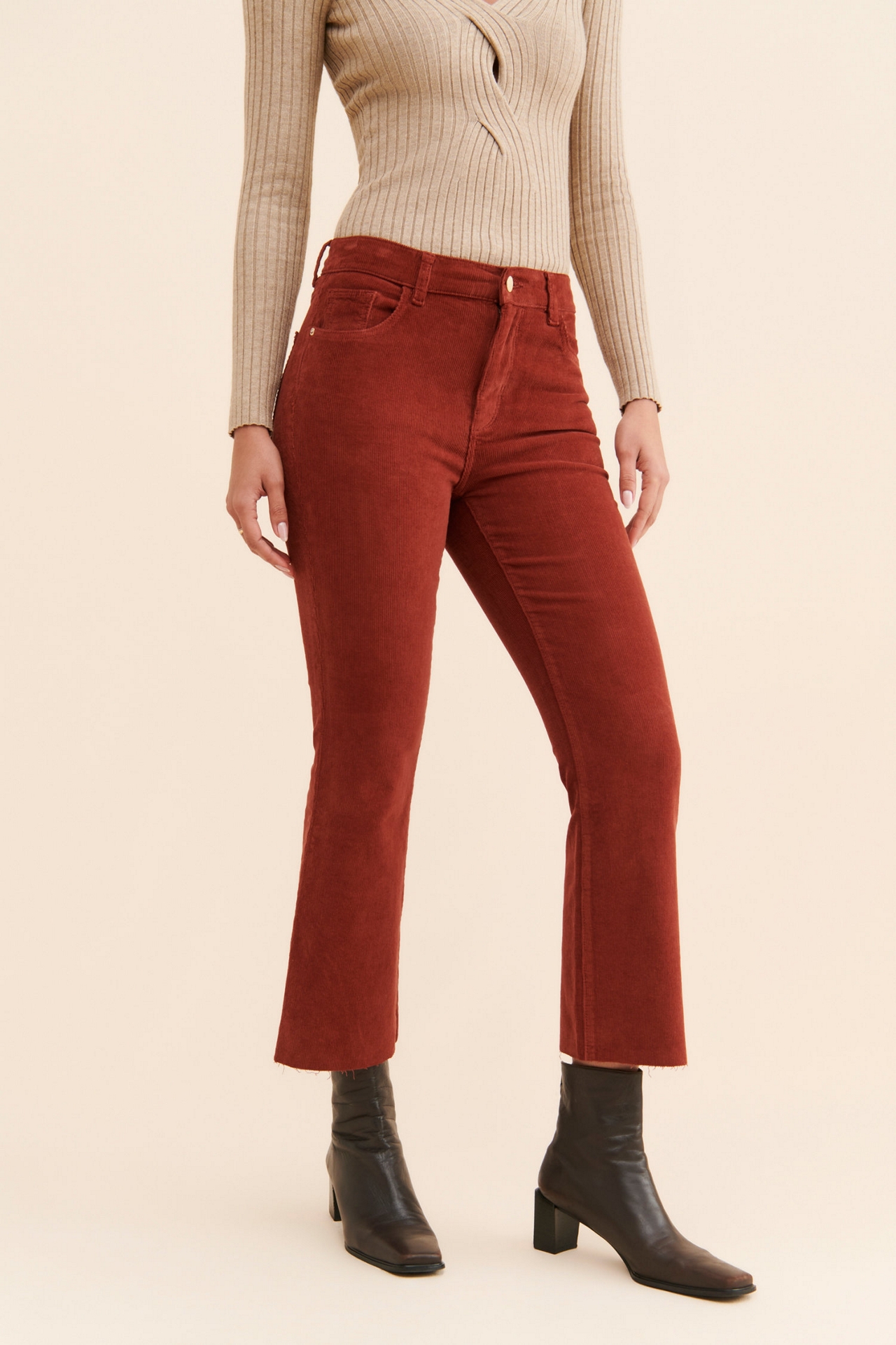 DL1961 Bridget Mid-Rise Corduroy Pants