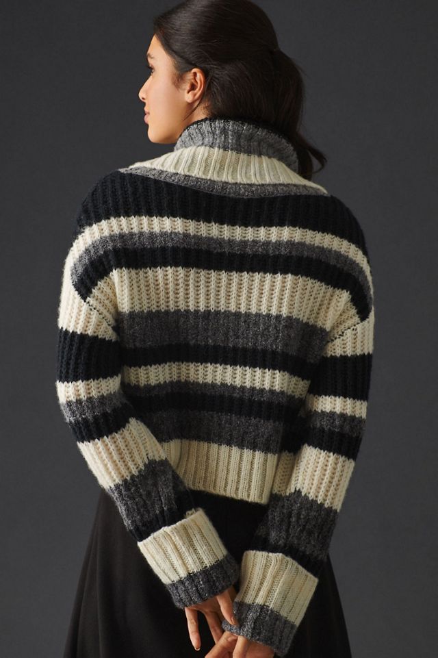 Turtleneck Striped Sweater #1