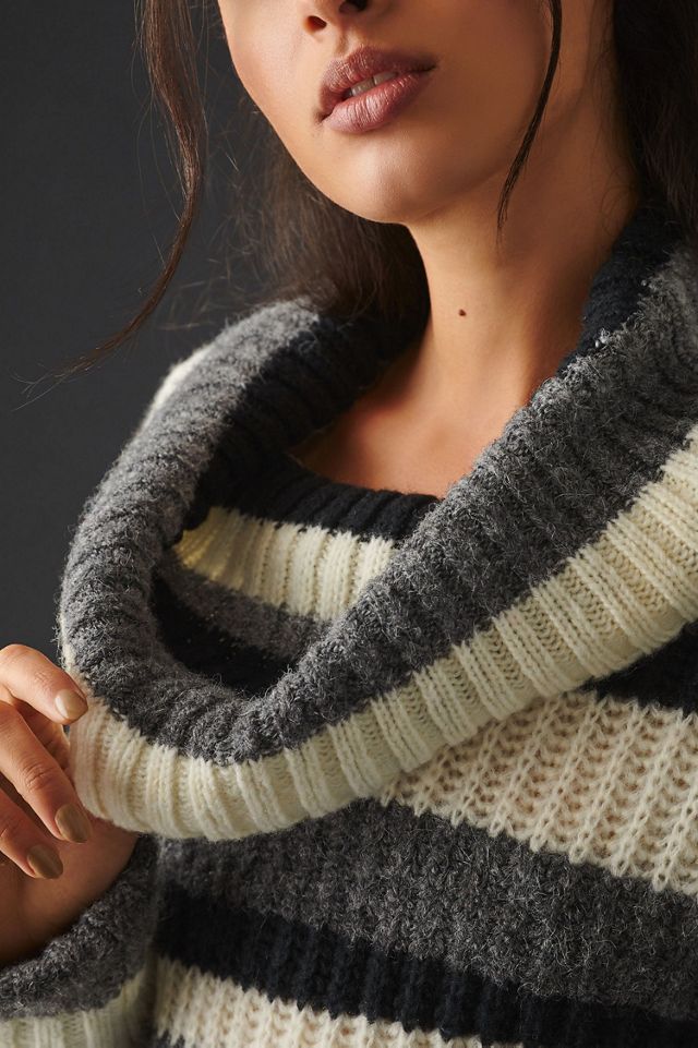 Turtleneck Striped Sweater #2