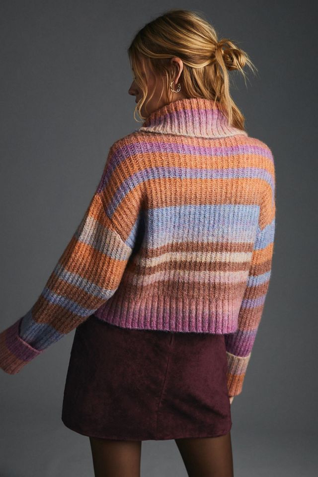 Turtleneck Striped Sweater #1