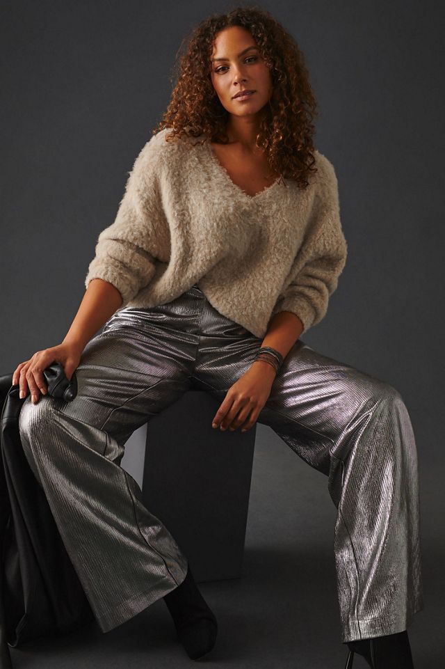 Maeve Plush V-Neck Sweater #2