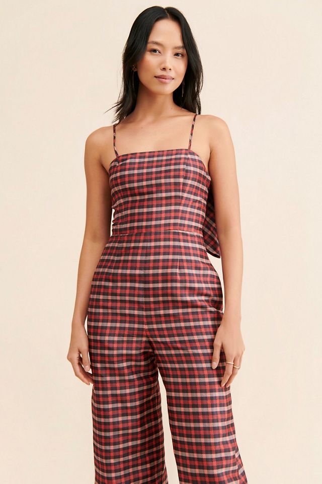 Hutch Plaid Bow Jumpsuit #3