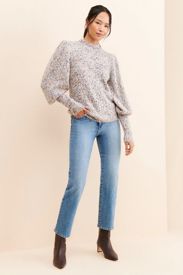 BTFL-Life Donegal Blouson Sleeve Sweater #2