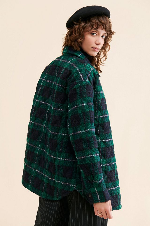 Steve Madden Belle Plaid Shirt Jacket #1