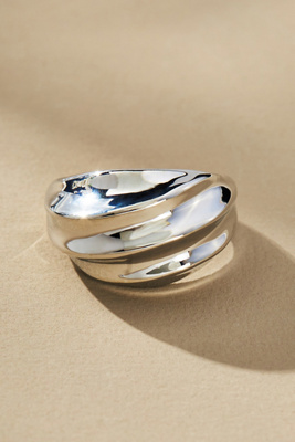 Ribbed Stacking Ring | Anthropologie