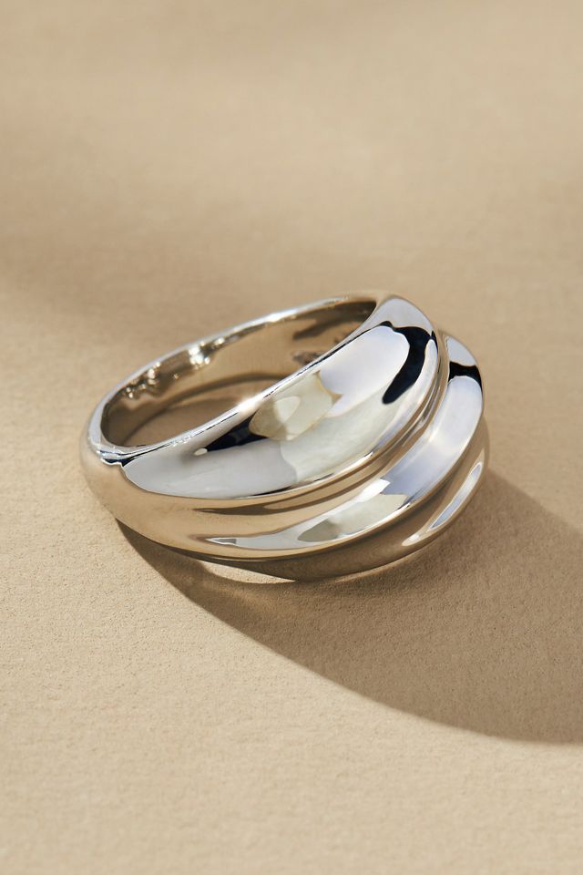 Ribbed Stacking Ring #1