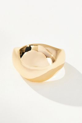 Shop By Anthropologie Bulbous Smooth Stacking Ring In Gold