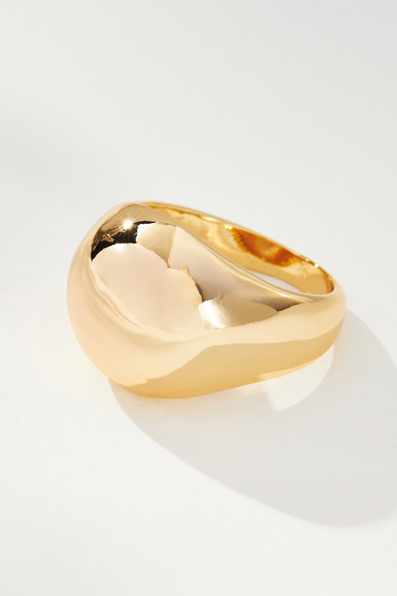 Bulbous Smooth Stacking Ring