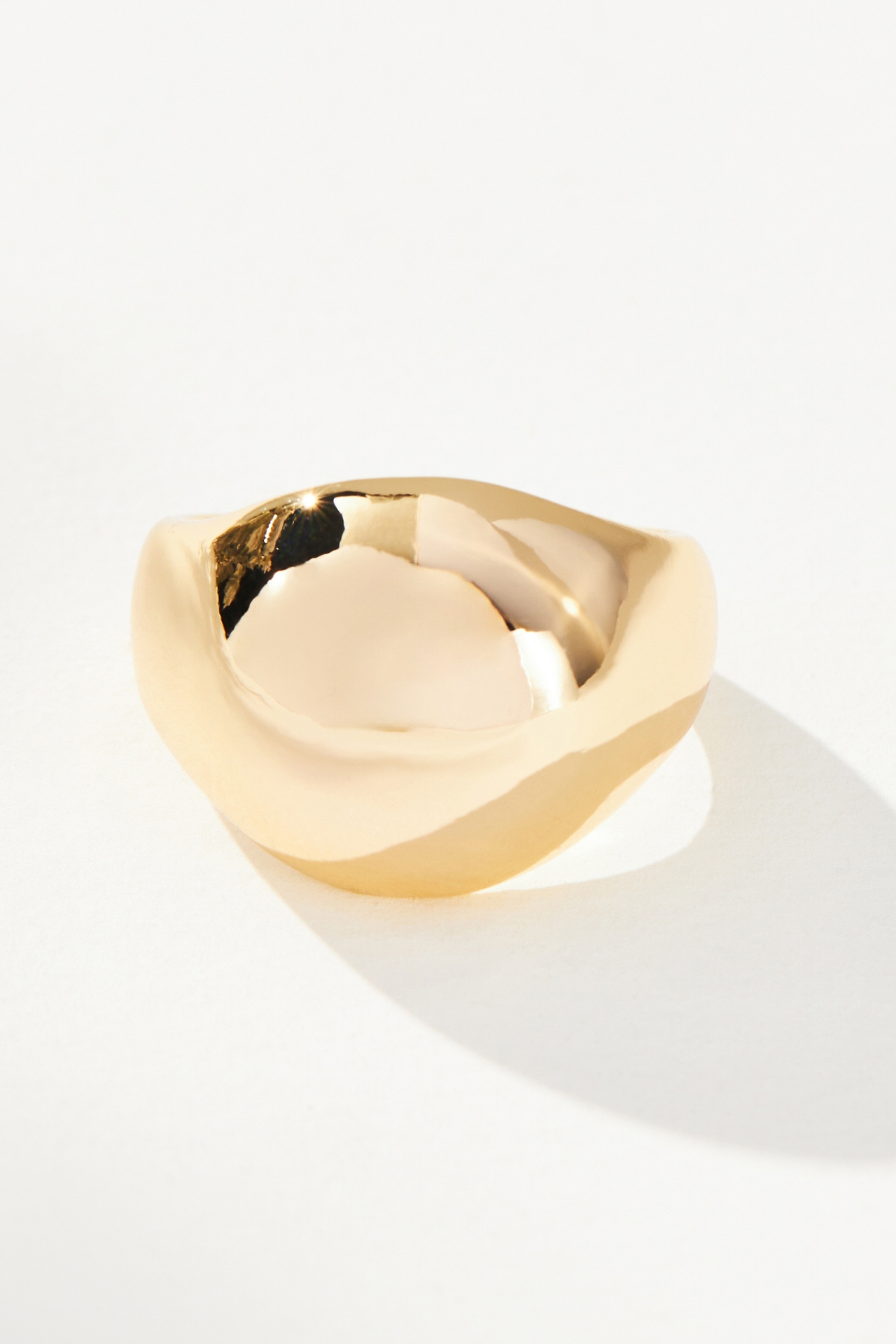 Bulbous Smooth Stacking Ring