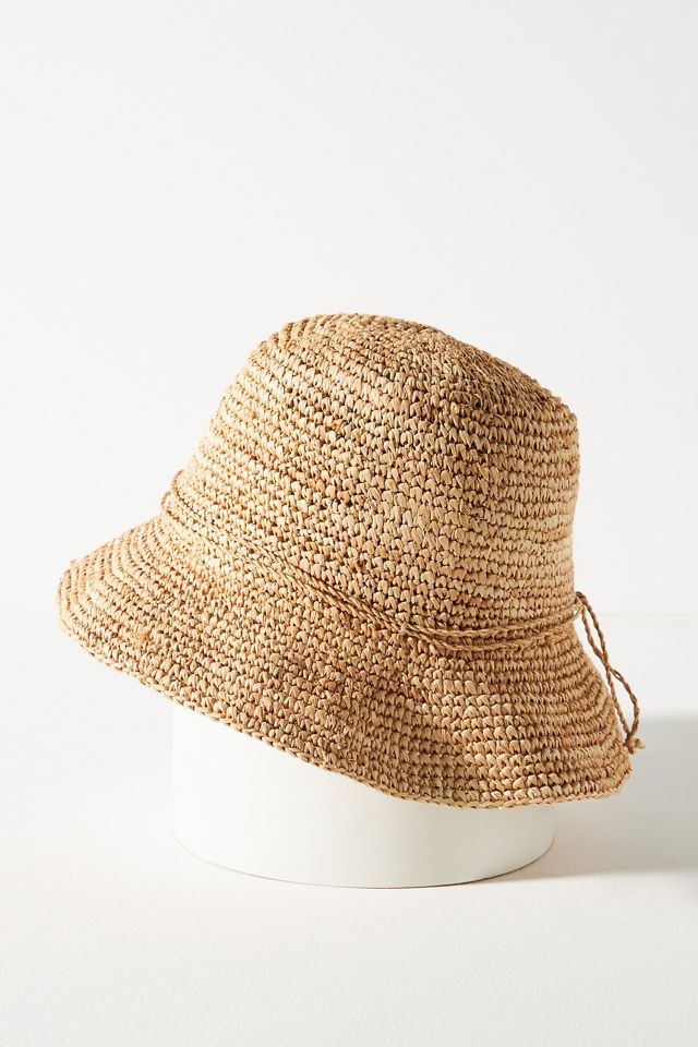 San Diego Hat Co. Raffia Bucket Hat
