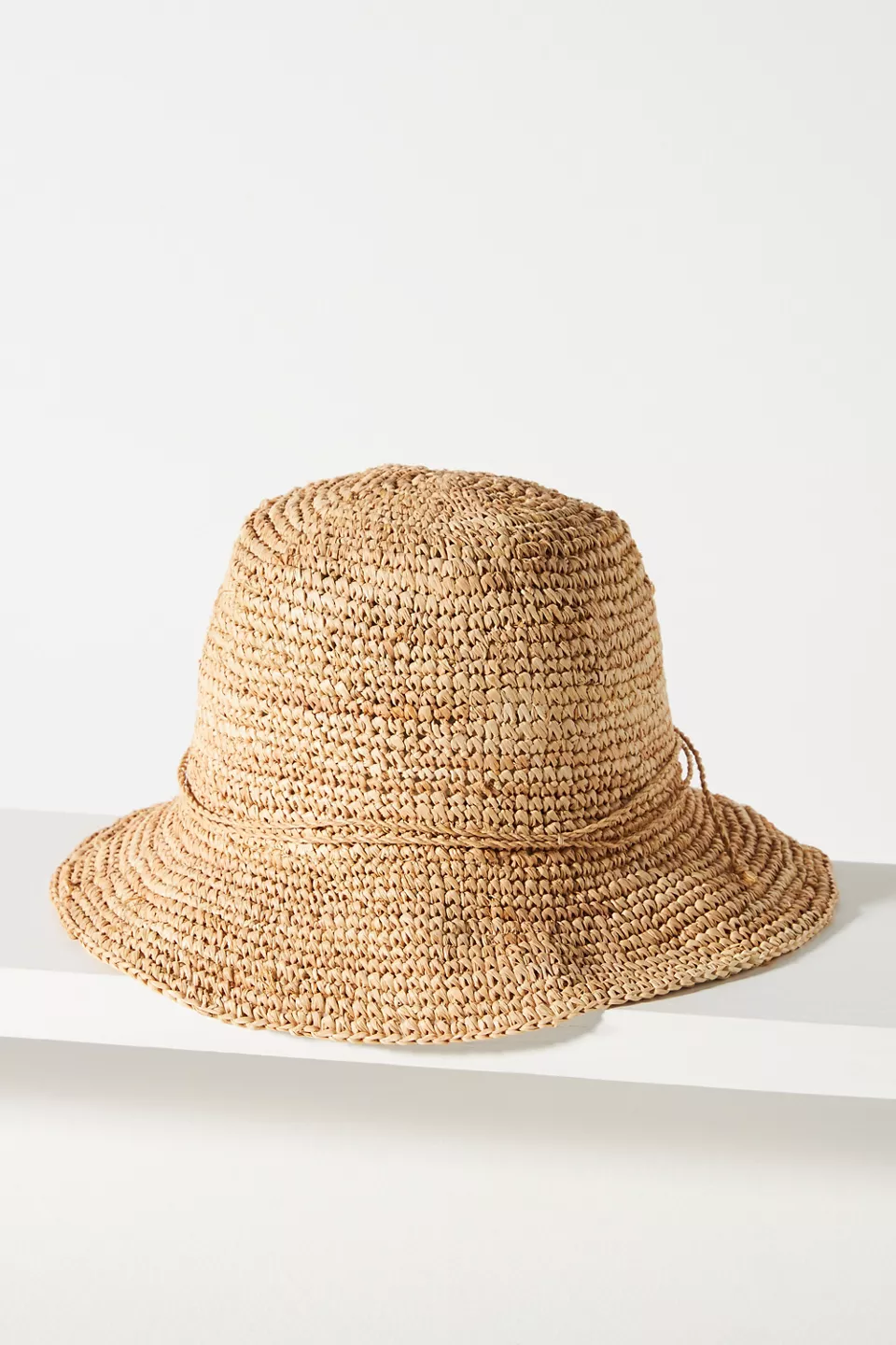 Neutral San Diego Hat Co. Raffia Bucket Hat