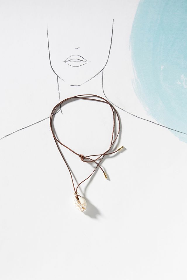 éliou Avril Cowrie Shell Wrap Necklace #2