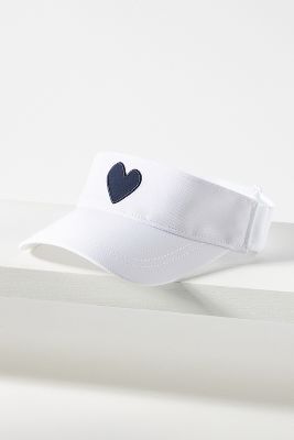 Shop Kerri Rosenthal Heart Visor In White