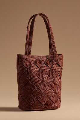 Shop Bembien Bonita Mini Bucket Bag In Brown