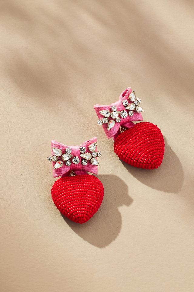 Anthropologie deals red earrings